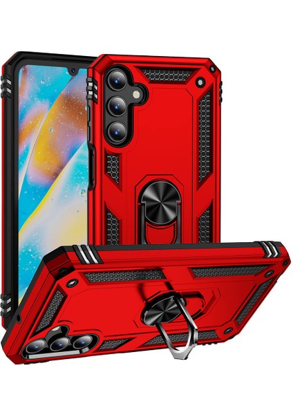 Samsung Galaxy A15 Kılıf Vega Yüzüklü Tank Kapak