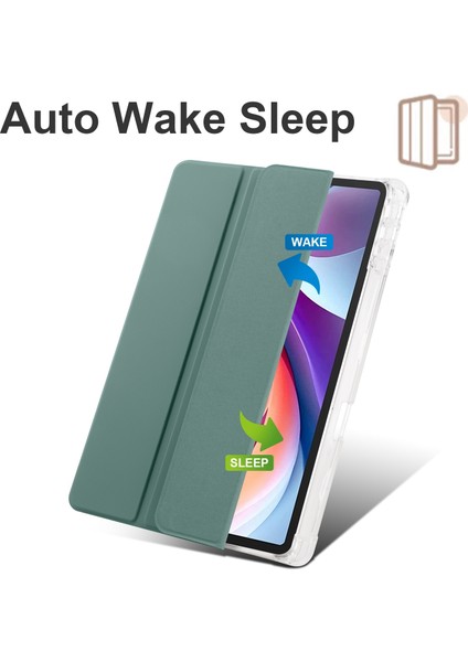 Lenovo Sekmesi Için 3 Kat Deri Kasa M11 / Xiaoxin Ped 11 2024 (Yurt Dışından) fiyatları