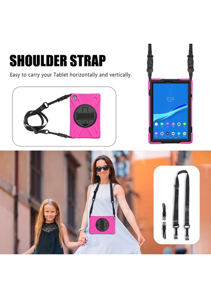 Lenovo Tab M10 Plus TB-X606F Şok Geçirmez Silikon+Pc Kılıfı (Yurt Dışından) fiyatları