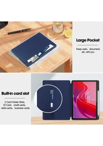 Lenovo Sekmesi Için Deri Tablet Kasası M11/ Xiaoxsin Ped 11 2024 (Yurt Dışından) modelleri