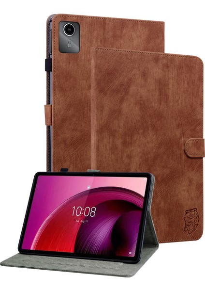 Lenovo Sekmesi Için Deri Tablet Kasası M11/XIAOXSIN Ped 11 2024 (Yurt Dışından)