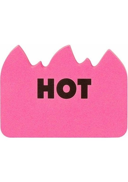 Hot Flame Sticky Note Post It Pembe