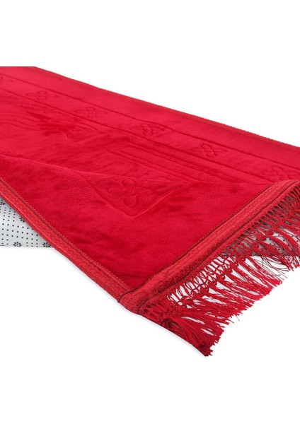 Soft Yumuşak Kadife Peluş Seccade Koyu Kahve 70 x 110 cm - 750 gr