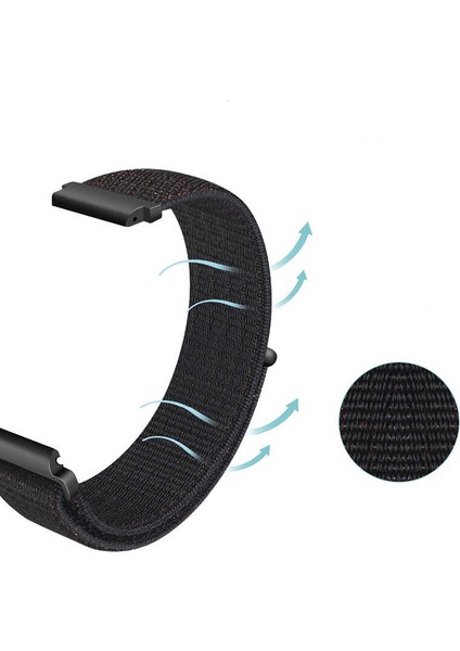 ​​gear S2 (20MM) Uyumlu Krd-03 Hasır Kordon Zore NO14