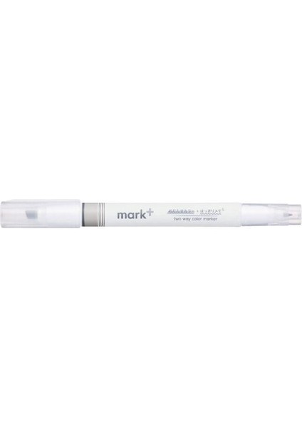 Mark+ Çift Taraflı ( Fosforlu ve Fineliner) Kalem Grey