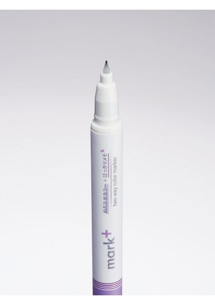 Mark+ Çift Taraflı ( Fosforlu ve Fineliner) Kalem Purple