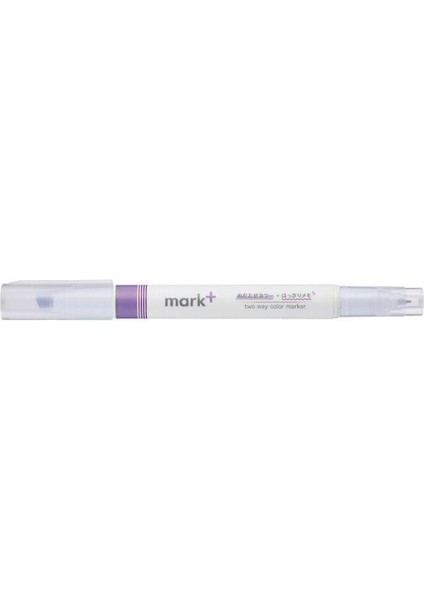 Mark+ Çift Taraflı ( Fosforlu ve Fineliner) Kalem Purple