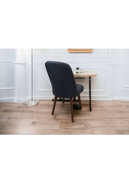 KARBA 6 Adet Antrasit Ahşap Pinoteks Ayaklı Sağlam Üst Kalite Mutfak Sandalyesi, Yemek Sandalyesi, Salon Sandalyesi modelleri