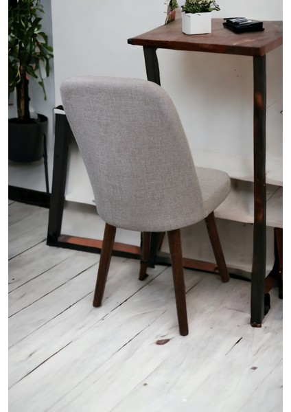 KARBA 6 Adet Açık Krem Ahşap Pinoteks Ayaklı Sağlam Üst Kalite Mutfak Sandalyesi, Yemek Sandalyesi, Salon Sandalyesi fiyatları