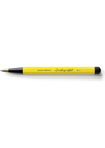 x Bauhaus Edition Drehgriffel Yellow / Black Ballpoint Pen Tükenmez Kalem 366204