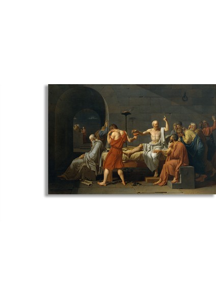 Jacques-Louis David'in Sokrates'in Ölümü Tablo