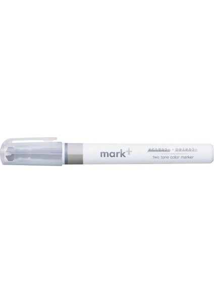Mark+2 Tone Çift Uçlu Fosforlu Kalem Gray-Gray