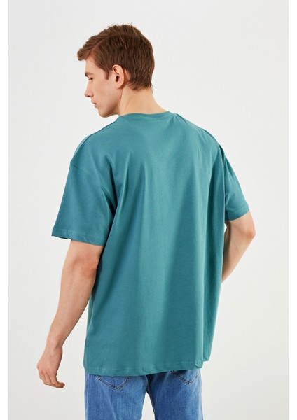 mmetalic Leo Erkek Oversize T-Shirt