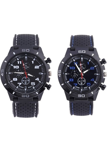 Yuvarlak Çerçeveli Silikon Erkek Saati Green (Yurt Dışından) modelleri