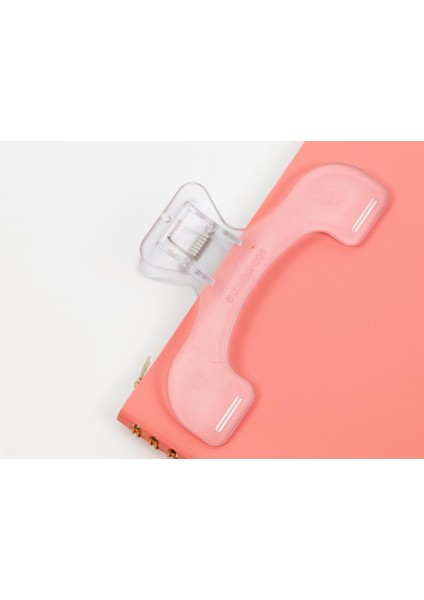 Ukanmuri Clip Pink Beige Kitap ve Defter Klipsi