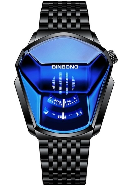 Fashionwoca WN159 Siyah Erkek Su Geçirmez Saat (Yurt Dışından)