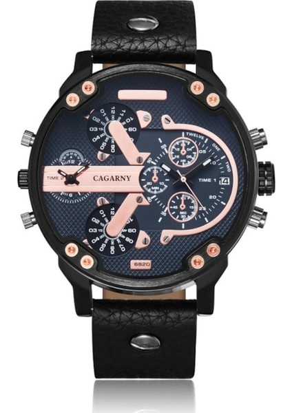 Cagarny 6820 Modern Erkek Kol Saati Siyah (Yurt Dışından) fiyatları