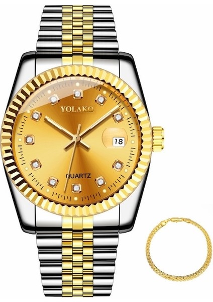 Fashionwoca WN109 Gümüş Erkek Çelik Kordon Saati (Yurt Dışından)