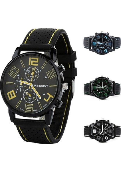 Erkek Kol Saati Silikon Kordon Çelik Blue (Yurt Dışından) fırsatları