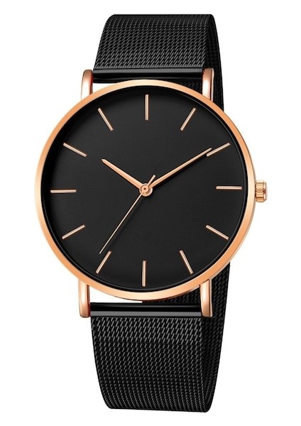 Erkek Kol Saati Quartz Askeri Stil Paslanmaz Çelik Kordonlu Takv NK1971 (Yurt Dışından)