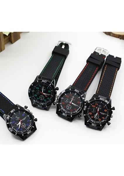 Erkek Kol Saati Ordu Stil Silikon Green (Yurt Dışından) fiyatları