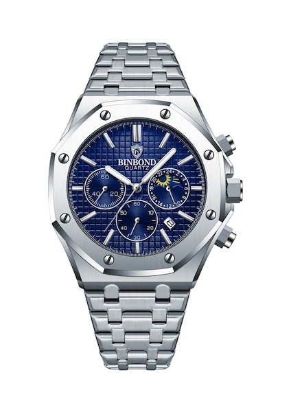 Fashionwoca WN166 Gümüş Erkek Su Geçirmez Saat (Yurt Dışından)