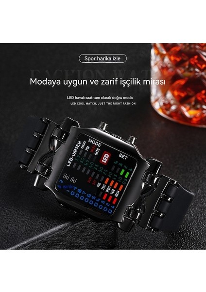 Enos PX778 LED Suyun Aydınlık Ikili Elektronik Saat-Siyah (Yurt Dışından) modelleri