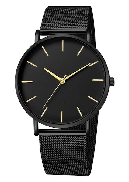 Cbtxglobal NK1970 Erkek Kol Saati Quartz Askeri Stil Paslanmaz Çelik Kordonlu Takv (Yurt Dışından)