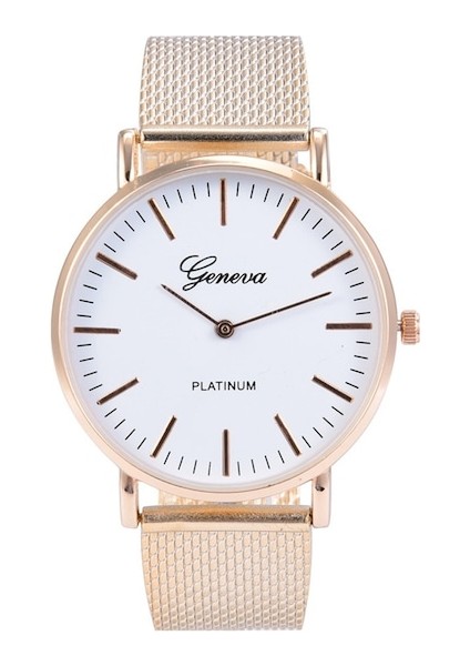 Erkek Kol Saati Quartz Lüks Plastik Kordonlu Paslanmaz Çelik Kas NK2021 (Yurt Dışından)