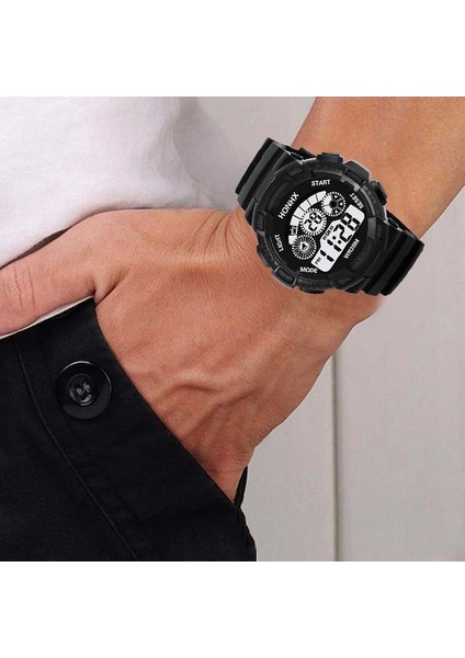 Honhx Erkek Dijital Spor Kol Saati Siyah (Yurt Dışından) modelleri