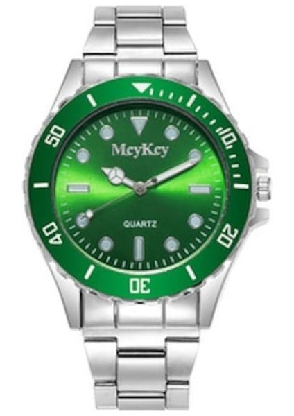 Fashionwoca WT010 Gümüş Çelik Bantlı Erkek Kol Saati (Yurt Dışından)