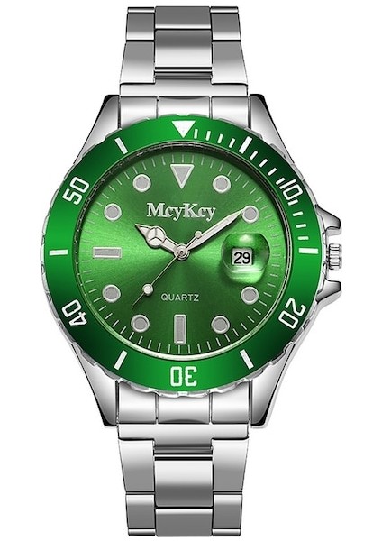 Fashionwoca WT010 Gümüş Çelik Bantlı Erkek Kol Saati (Yurt Dışından) fiyatları