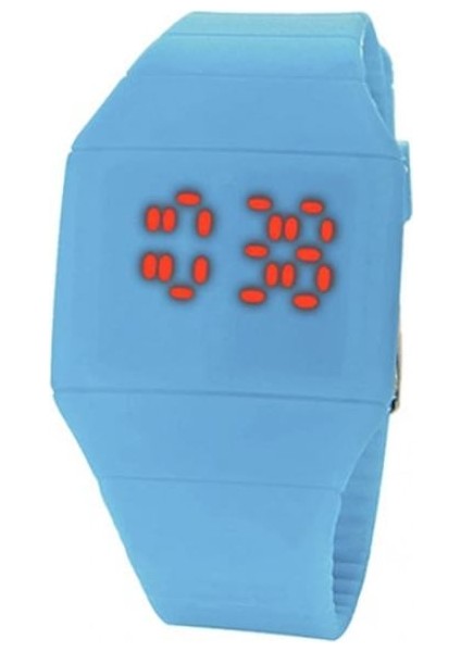 Kadın Erkek Kol Saati / Dijital LED Silikon Spor Safir Pink (Yurt Dışından)