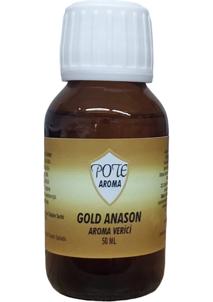 Pote Aroma Altın Seri Anason Yağı 50ML Hazır Karışım Tek Kullanımlık