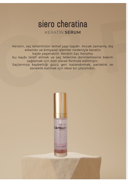 Capelıı Felıce Keratin Serum 50ML.