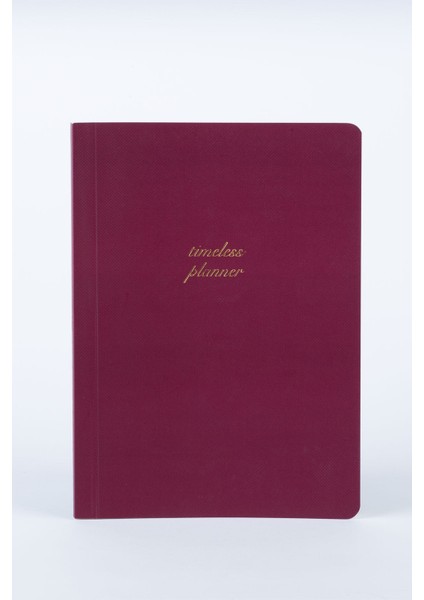 Timeless Planner Defter-New Year Red