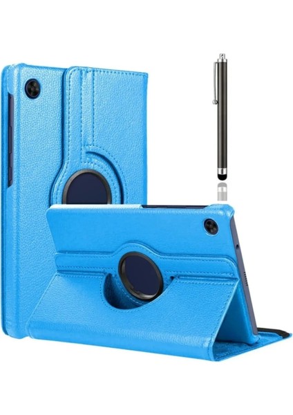 Samsung Galaxy Tab A9 8.7 Inç Tablet Uyumlu 360 Derece Dönebilen Kapaklı Kılıf Koruyucu Zırh Kapak