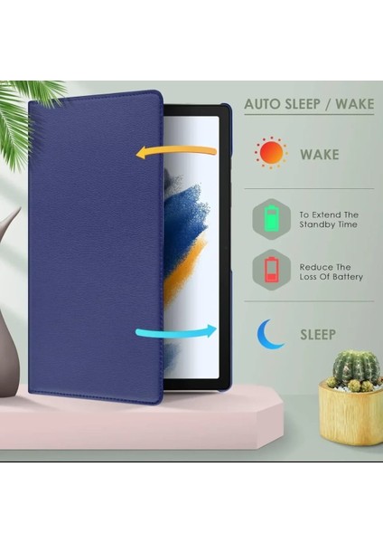 Samsung Galaxy Tab A9 8.7 Inç Tablet Uyumlu 360 Derece Dönebilen Kapaklı Kılıf Koruyucu Zırh Kapak modelleri