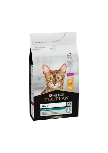 Renal Plus Adult Kuru Kedi Maması, Zengin Tavuk Eti Içeriği 3 kg