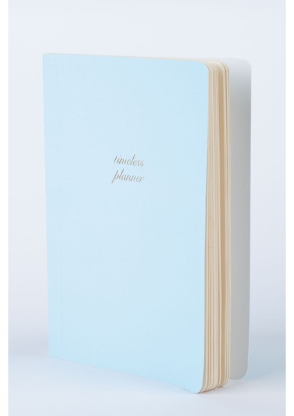 Timeless Planner Defter-Buz Mavisi
