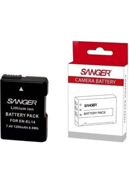 Nikon D3000,D3100,D3200 Uyumlu Sanger Batarya