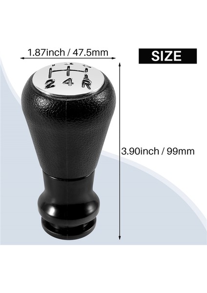 Xsara Xantia C1 C2 C3 Için 106 206 306 307 406 Manuel Vites Topuzu Kolu Kol Adaptörü (Yurt Dışından)