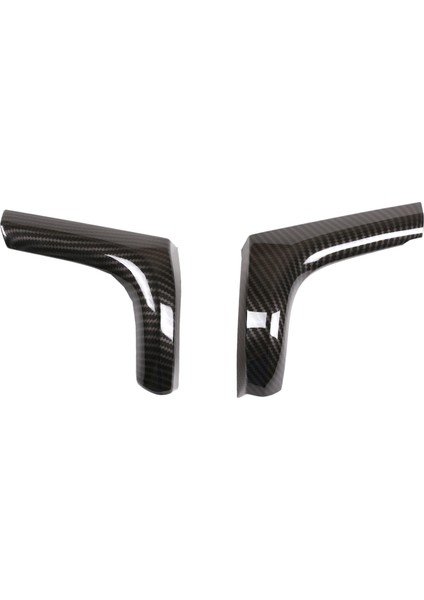 Dekoratif Çıkartmalar, 2015-2021 Araç Gösterge Pani Yan Hava Çıkışı L Kapak Trim Karbon Fiber, Karbon Fiber Desen (Yurt Dışından)