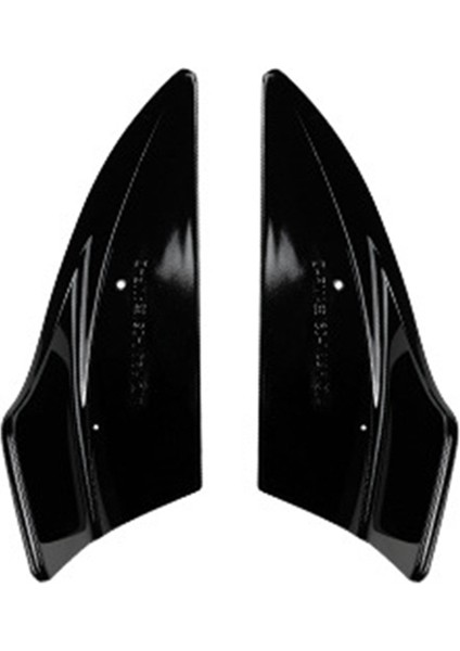 Araba Sticker,-C-Sınıfı W206 C200 C260 C43 Ön Ön Tampon Açı Difüzör Splitter Spoiler Difüzör Siyah, Parlak Siyah (Yurt Dışından)