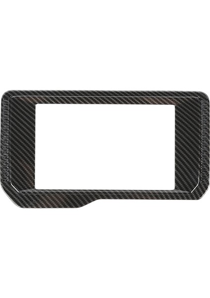 Araba Çıkartmaları, Orta Konsol Navigasyon Çerçeve Pani Kapak Trim Etiket Aksesuarları 2021 2022 Için, Abs Karbon Fiber, Karbon Fiber Desen (Yurt Dışından)