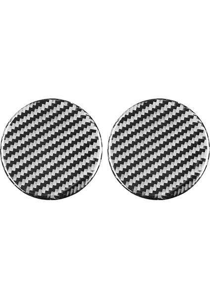 Trim Etiket, Su Bardağı Dekorasyon Kapak Etiket Çıkartması Trim Için 4 2010-2016 Araba Iç Aksesuarları Karbon Fiber, Karbon Fiber Desen (Yurt Dışından)