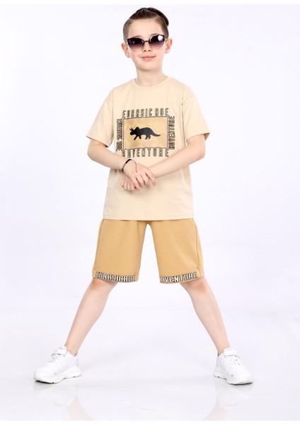Erkek Çocuk T-Shirt ve Şort 2 Li Takım VF24KMR5100304