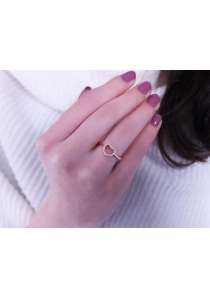 Pırlanta Kalp Yüzük 0405R0014 fırsatları