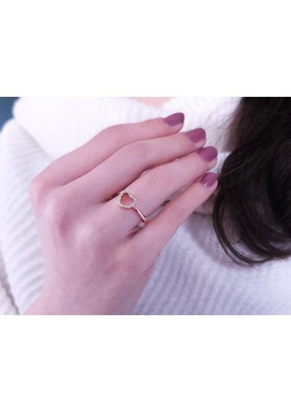 Pırlanta Kalp Yüzük 0405R0014 indirimleri