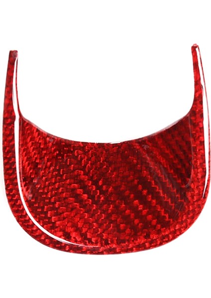Pano Saati Etiket, Araba Iç Pano Saati Dekorasyon Çerçeve Karbon Fiber Modifiye Etiket 2014-2021 Için Kırmızı, Kırmızı (Yurt Dışından)